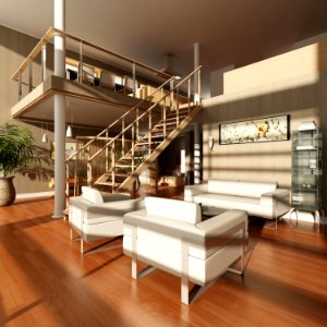 Modern Luxury Loft / Apartment Architecture Interior photo