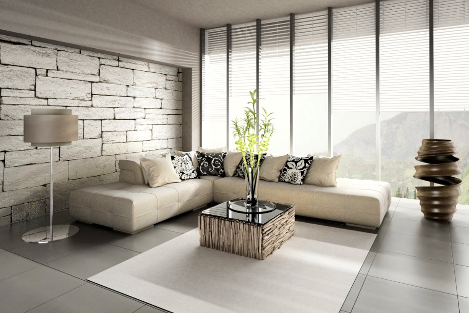 Modern Loft with Living Room | Interior Architecture