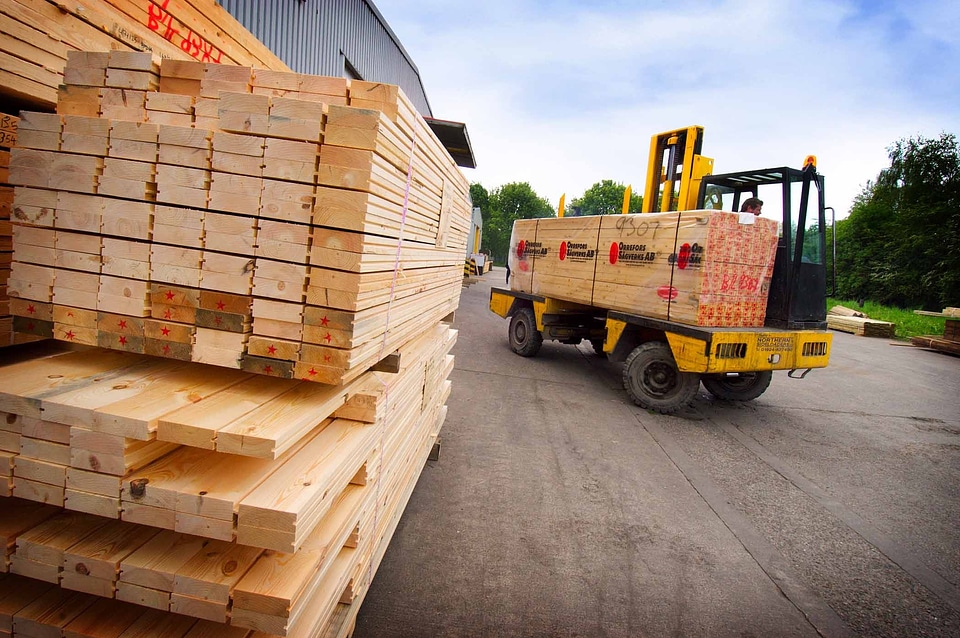 Wood stack construction