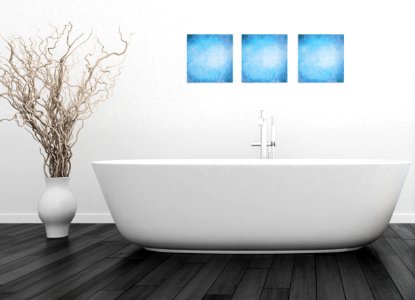 Interior of Luxurious Design Bath Room photo
