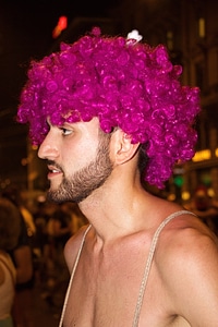 Street parade festival wig photo