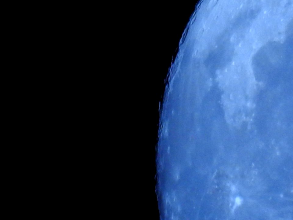 The Supermoon from our garden
