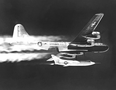 B-29 and Rocket photo