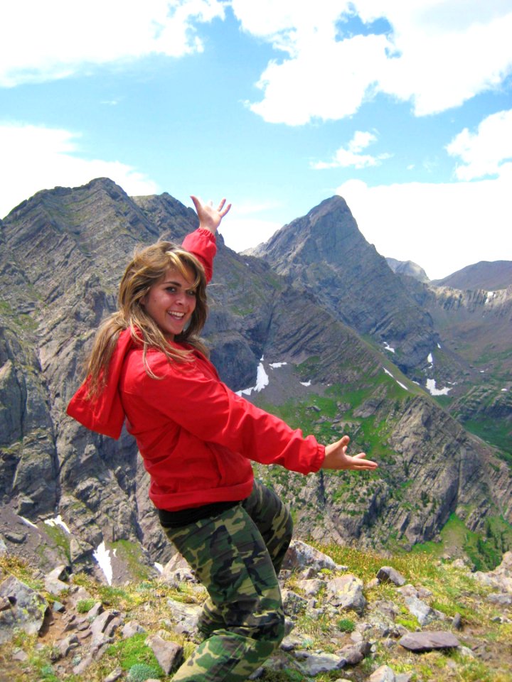 Woman Showing the View in Sand Creek Basin, Great Sand Dunes National Preserve