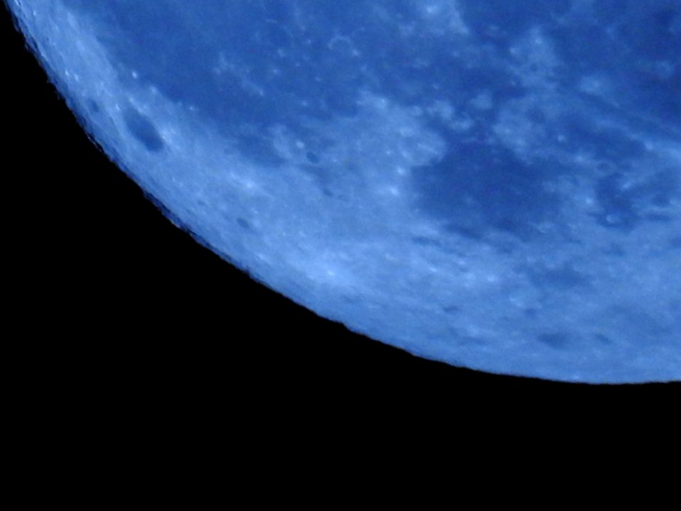 The Supermoon from our garden