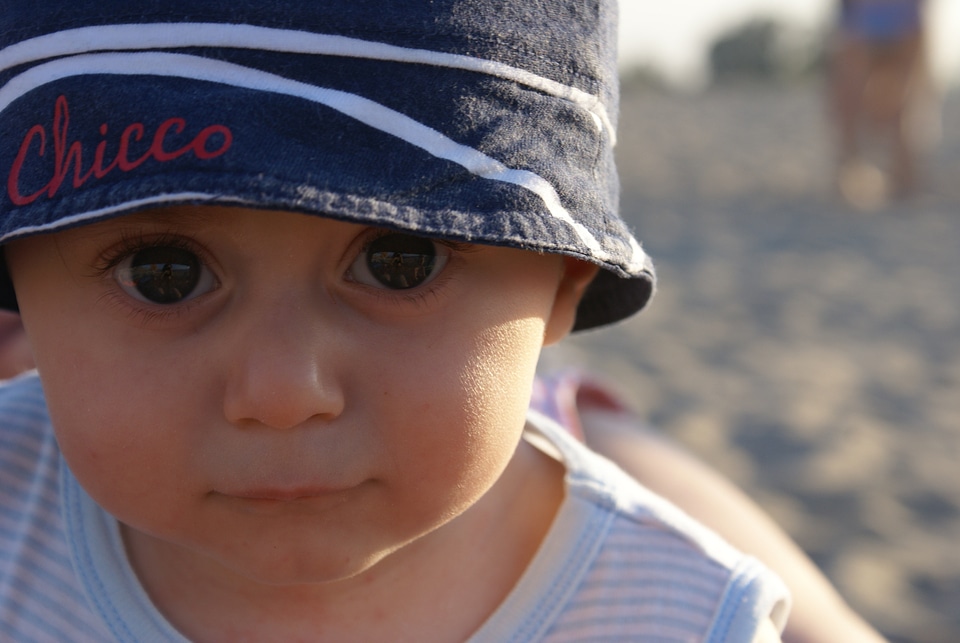 Hat summer big eyes
