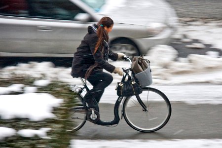 Low Rider - Cycling in Winter in Copenhagen photo