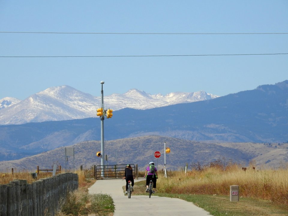 On the trail at Boyd Lake State Pk - Loveland, CO.