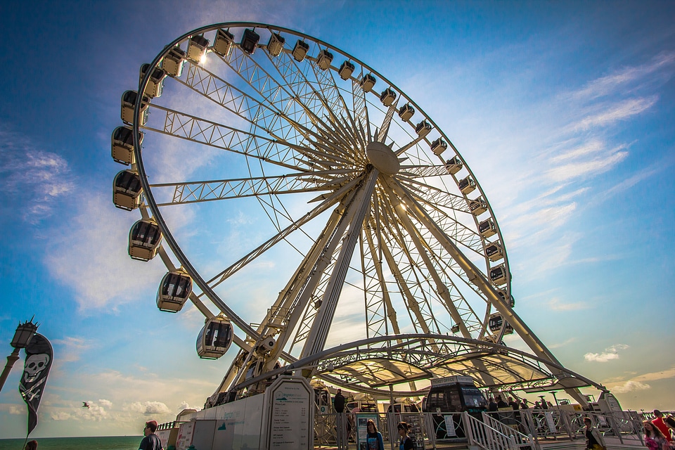 Brighton coast promenade