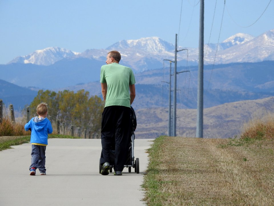 On the trail at Boyd Lake State Pk - Loveland, CO.