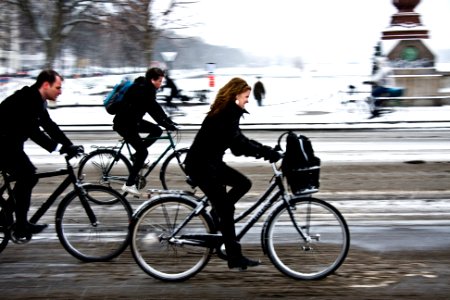 Workbound - Cycling in Winter in Copenhagen photo