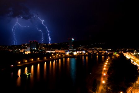 Storm over Bratislava II photo