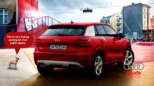 Audi Q2 in Copenhagen