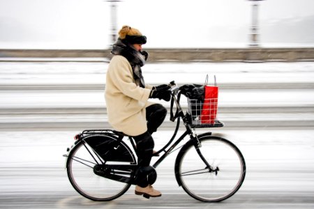 Scarf - Cycling in Winter in Copenhagen photo