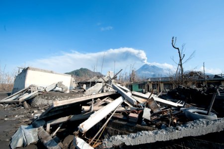 Merapi danger zone photo