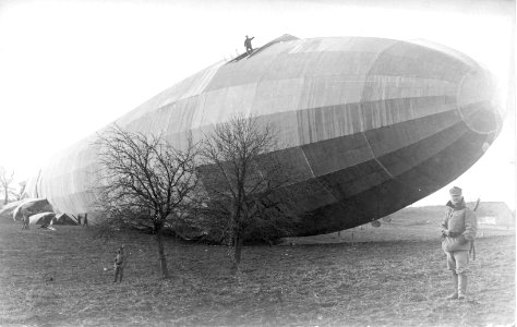 Airship wrecked sometime in WW1 somewhere on the Hungaro-Austrian side. From inheritance of Jan Svoboda (5)