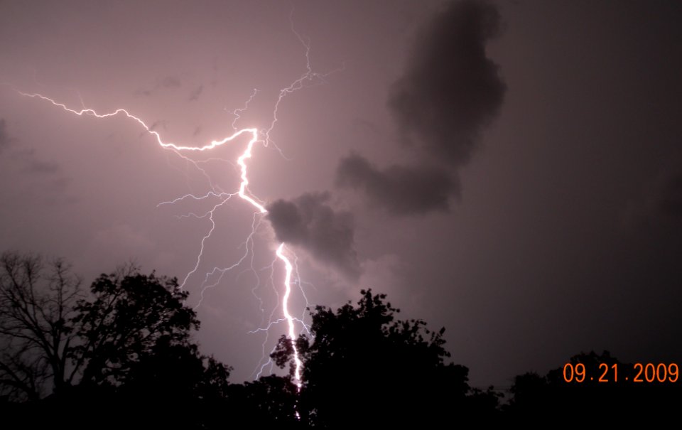 Lightning in Durant