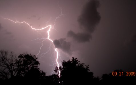 Lightning in Durant