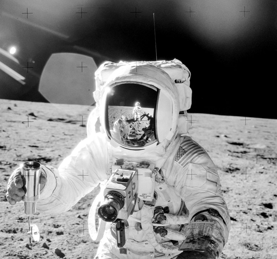 Photo NASA,mission Apollo 12 retoucher dans lightroom6