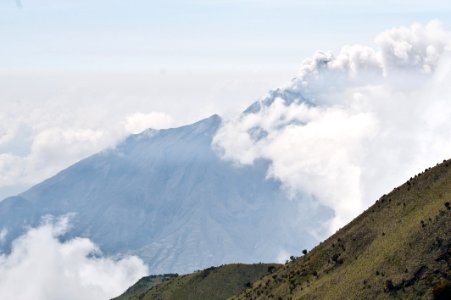 Merapi from Merbabu photo