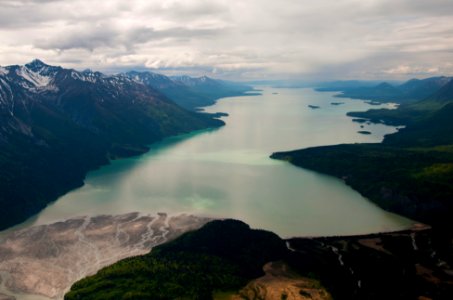 Aerial View of Lake Clark