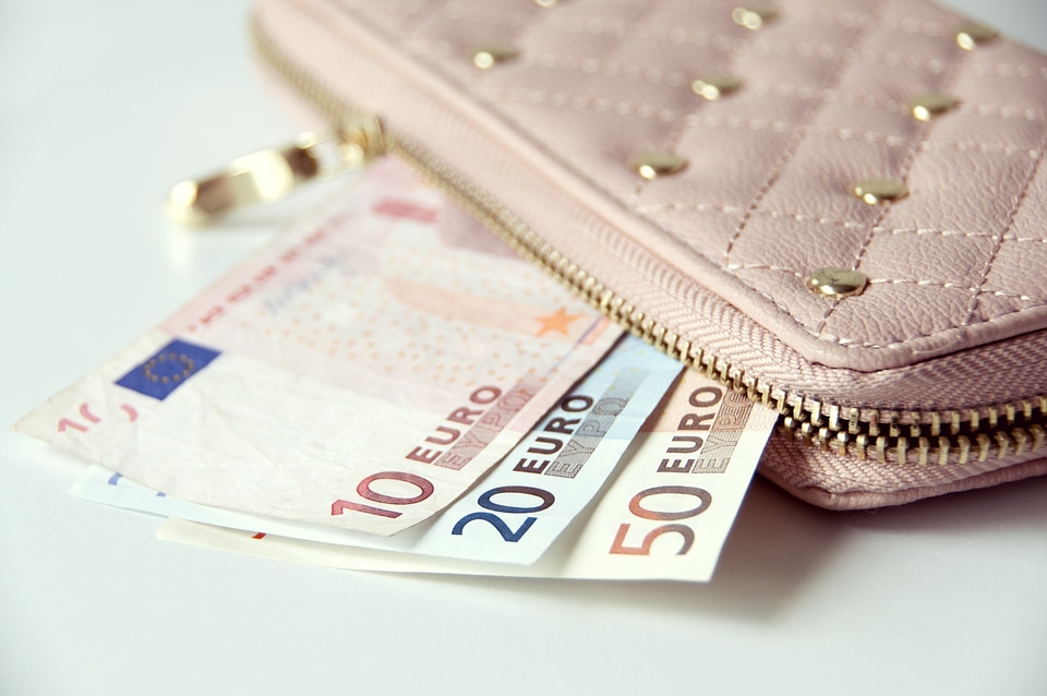 Banknotes euro cash