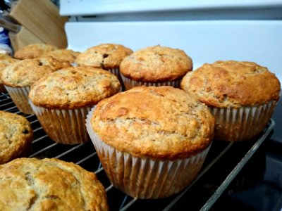 Banana bran muffins 2