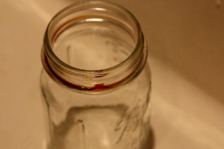 Canning jar close-up 1