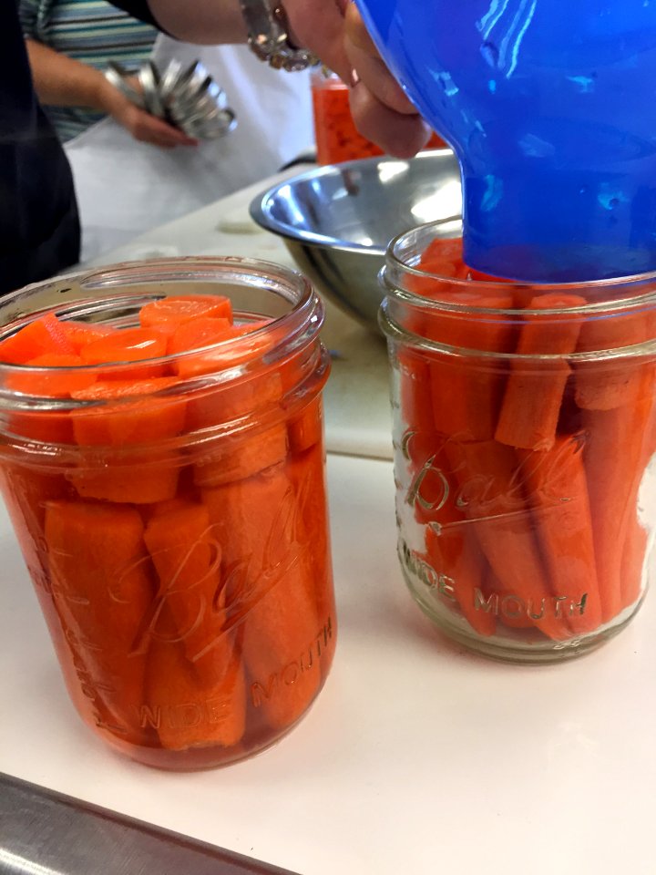 Pressure Canned Carrots