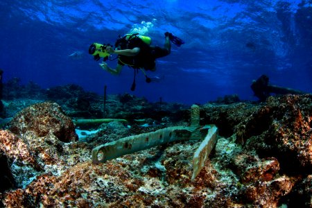 Wreck of the Pearl at Pearl and Hermes Atoll photo