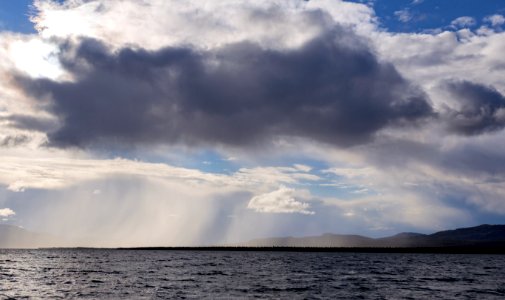 Rain Over Lake Clark