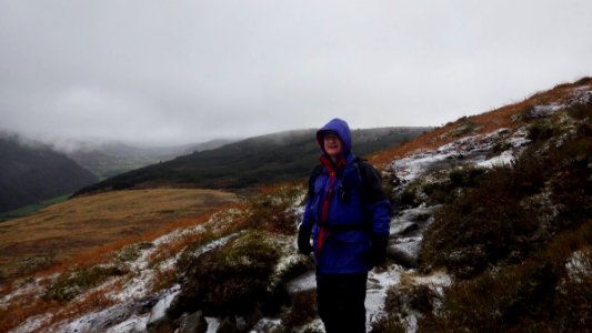 top of zig-zags,clothes and bags frozen solid
