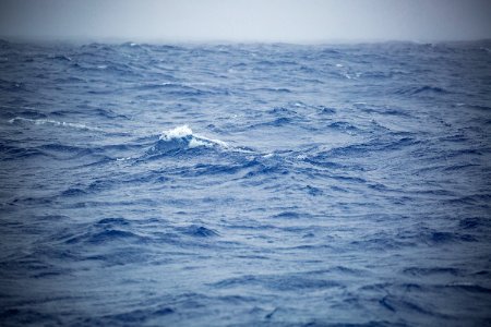 Large swells continued to disrupt ship operations