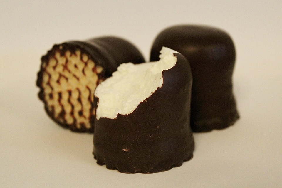 Schokoschaumkuss krembo chocolate marshmallows