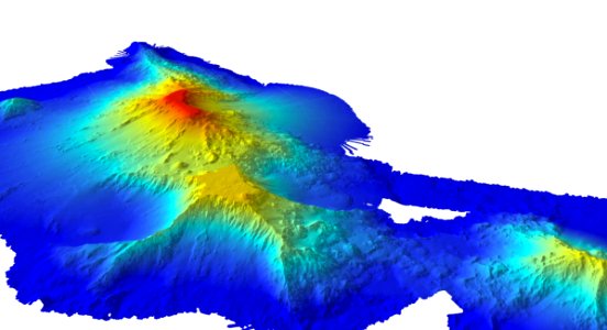 Flat-topped seamount known only as Bank 9 photo