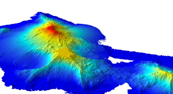 Flat-topped seamount known only as Bank 9