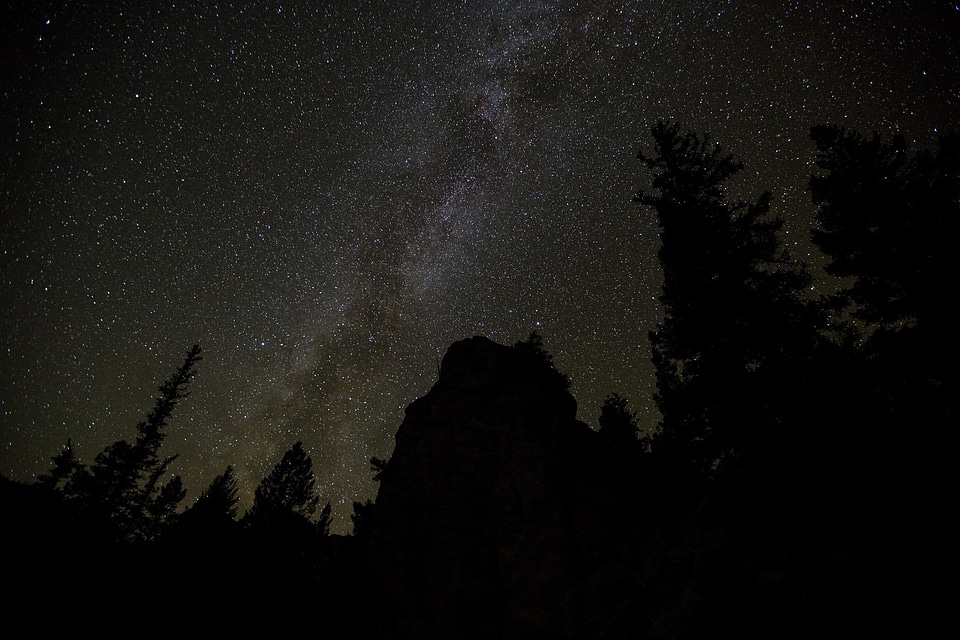 Sky landscape hoodoos