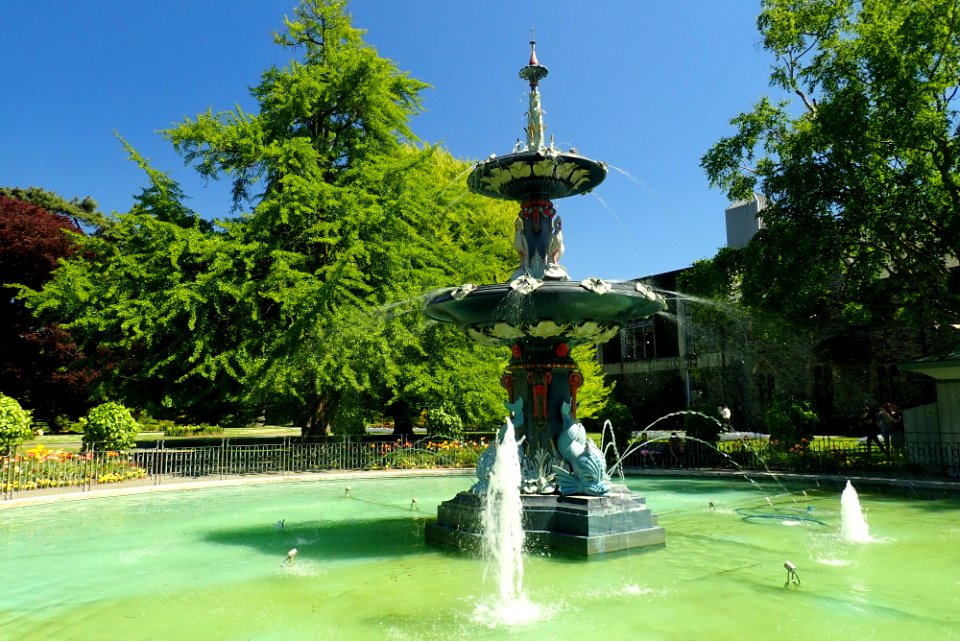 Peacock Fountain