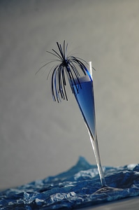 Drink liquid blue
