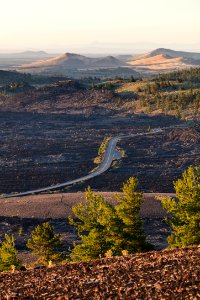Spur road to Tree Molds Trail from inferno Cone (portrait)
