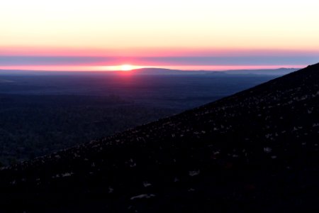 Sunrise from Inferno Cone