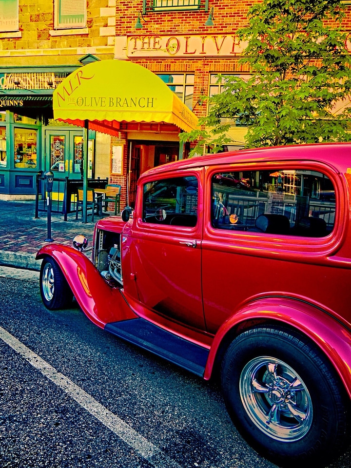 Retro vehicle automobile
