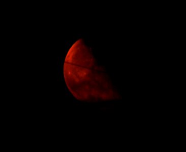 Last Quarter Moon Rising