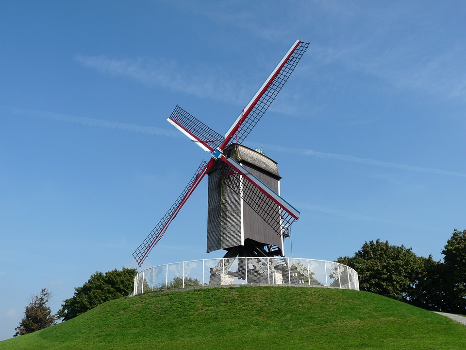 Mill bruges belgium