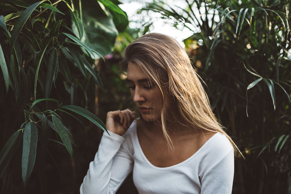 Portrait attractive face