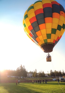 Colorful sky travel
