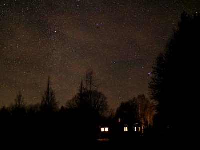 Natthimmel över Bastkullen