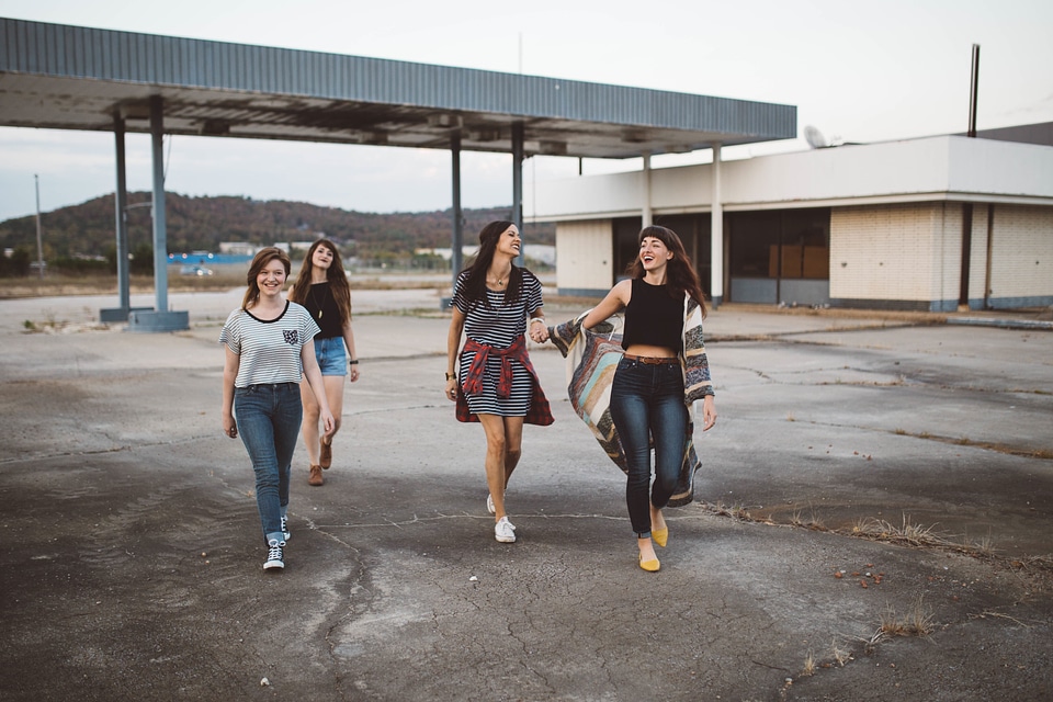 Style fashion group of people
