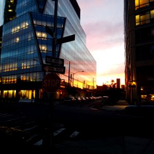 LIC Sunset with Chrysler building photo