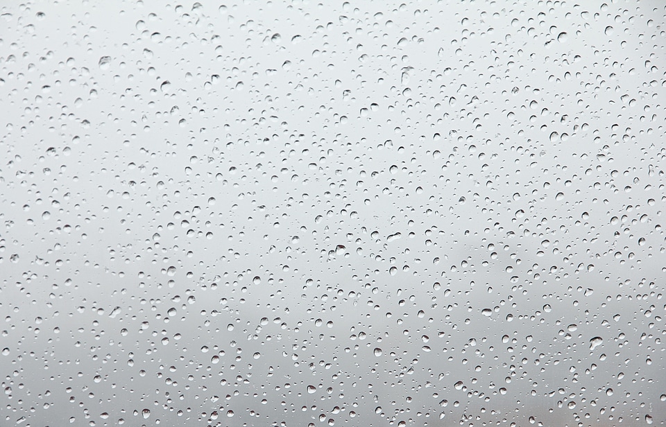 Droplets grey liquid